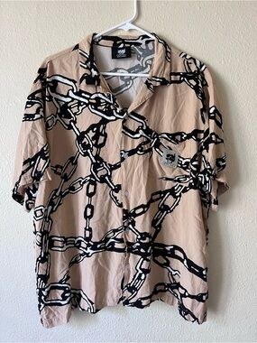 G59 Records Chain Print Camp Shirt - Suicideboys L